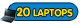 Capacity of 20 Laptops